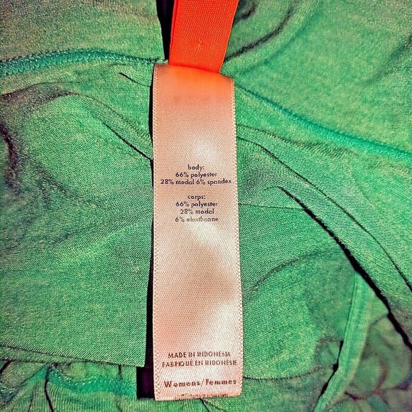 Lucy Womens Top Hoodie Green Size Medium Sleeveless Athletic Drawstring … - Picture 6 of 7